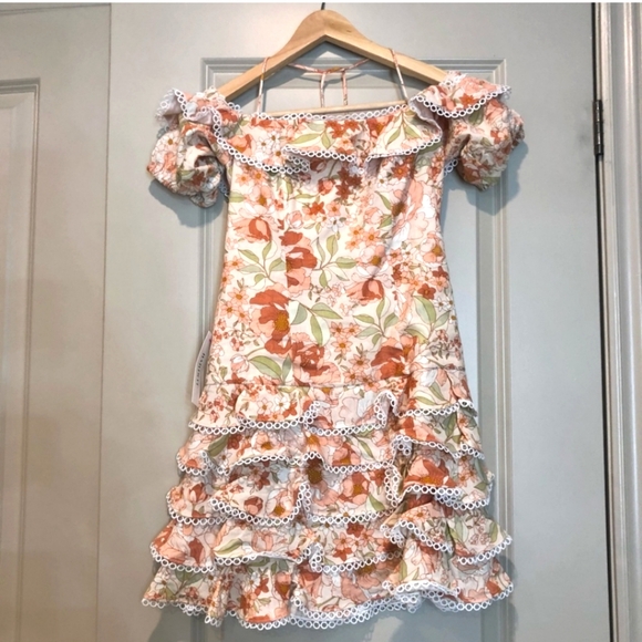 Bardot ruffle mini dress - Picture 5 of 7